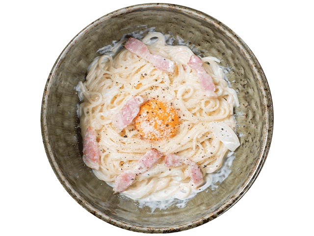 カルボナーラそうめん ※生そうめん